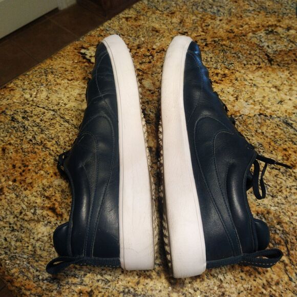 Nike Golf Course Classic Shoes Blue Leather Water Resistant 905232-400 Sz US 12 main image 7